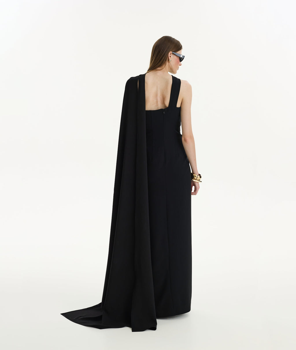 Raven Black Gown