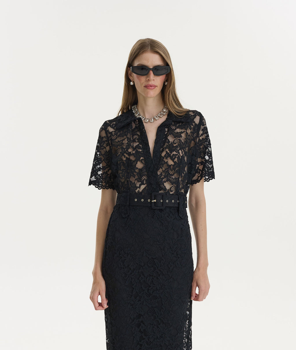 Midnight Lace Dress