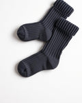 Kids Cozy Boot Sock in Charcoal