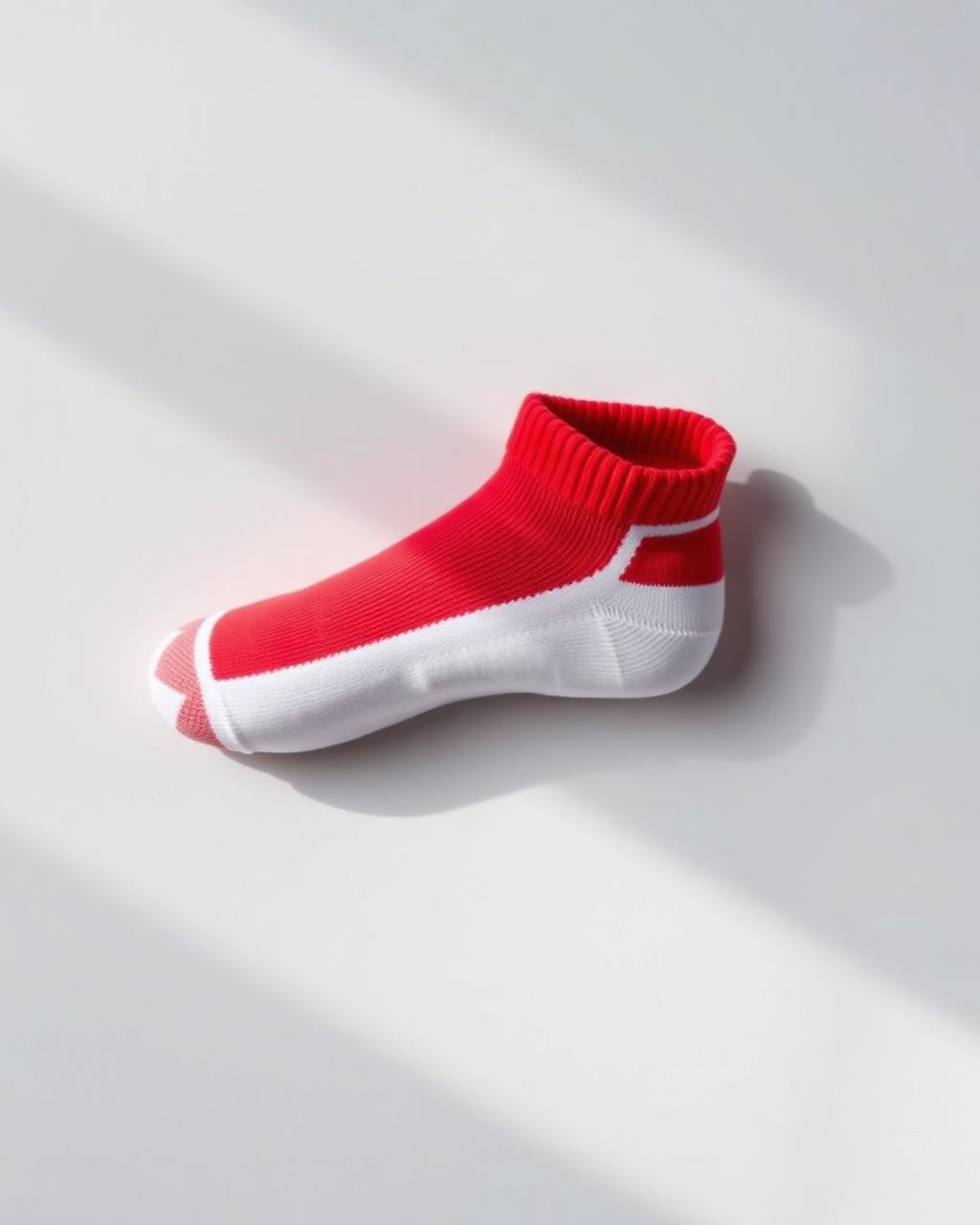 Kids Dash Ankle Sock in Rally Red