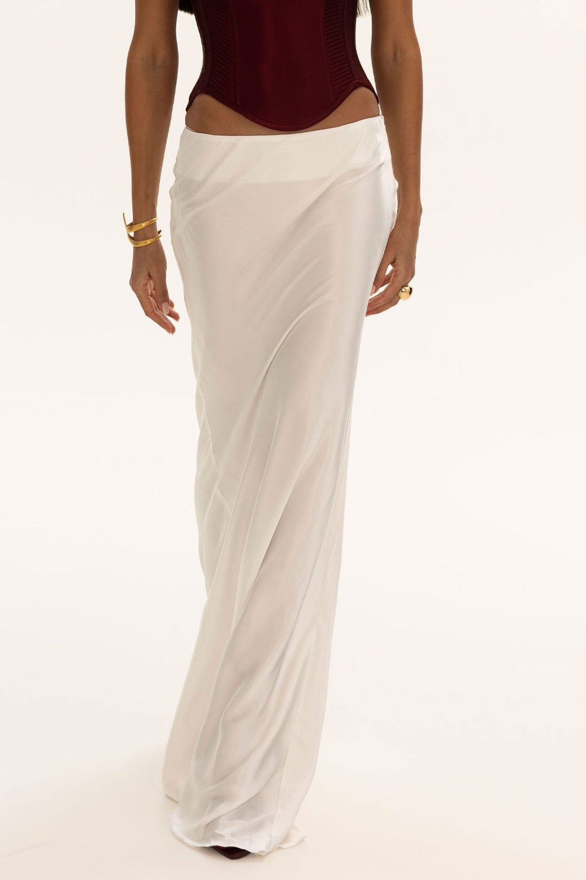 Pearl White Skirt